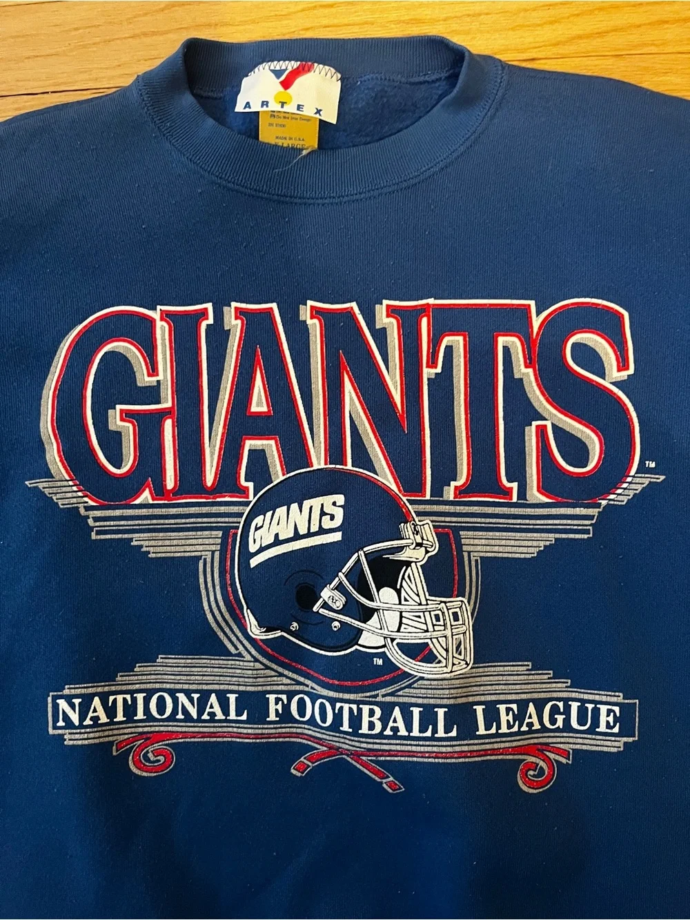 N/A blue crewneck